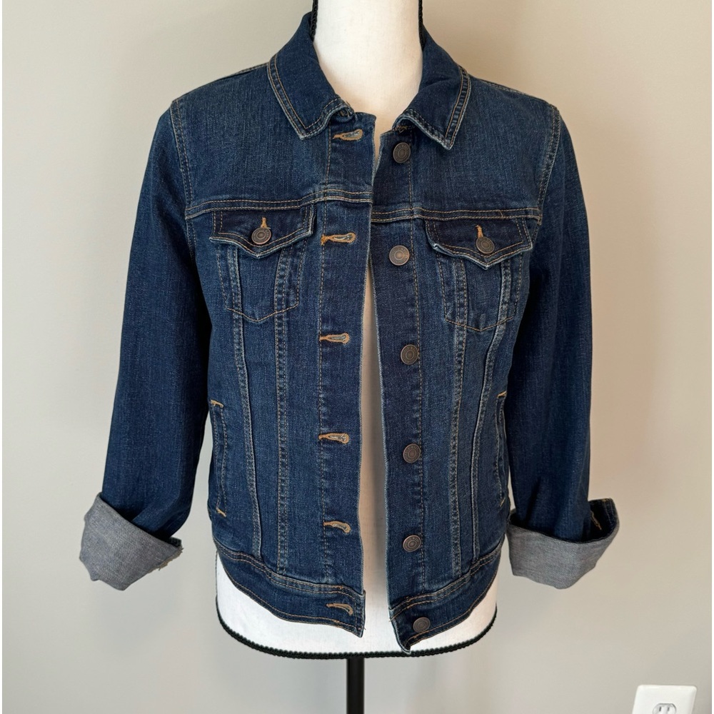 Old Navy Dark Blue Jean Jacket